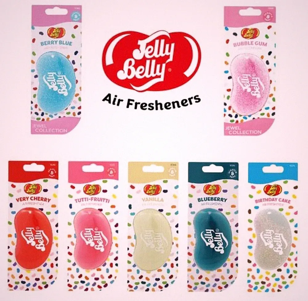 (1) Jelly Belly Candy Air Freshener for Car *YOU CHOOSE SCENT* Volume Discounts!