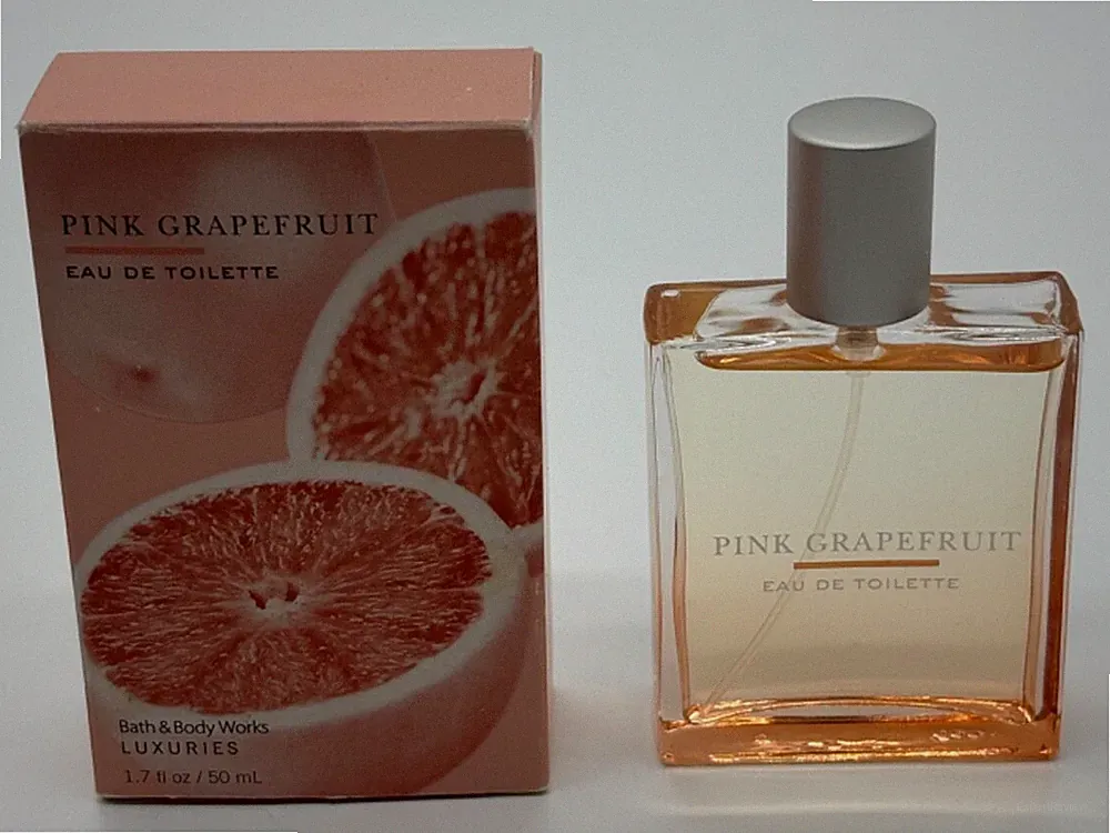 Bath and Body Work PINK GRAPEFRUIT Eau De Toilette Luxuries Perfume Spray 1.7 oz
