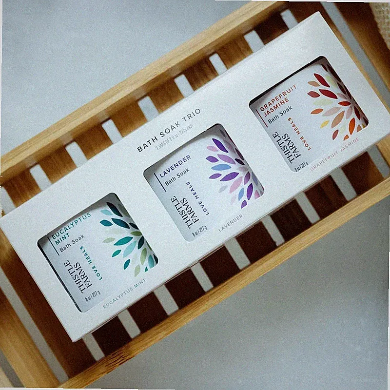 Bath Soak Trio Gift Set – Lavender, Eucalyptus Mint & Grapefruit Jasmine