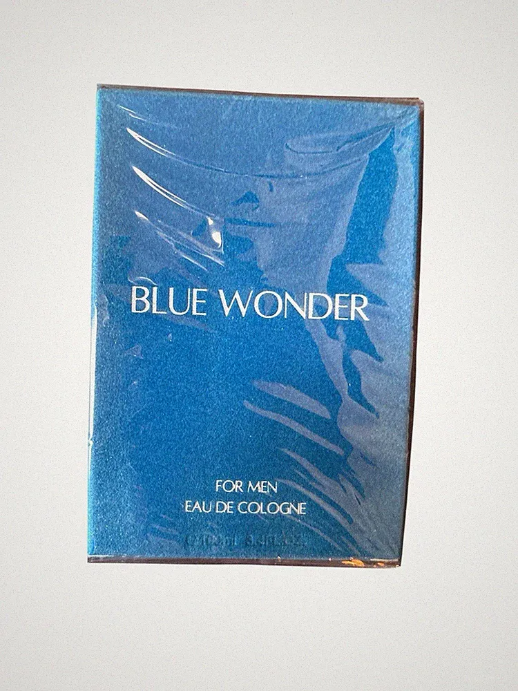 Blue Wonder Eau de Cologne for Men Grapefruit Bergamot Juniper Scent