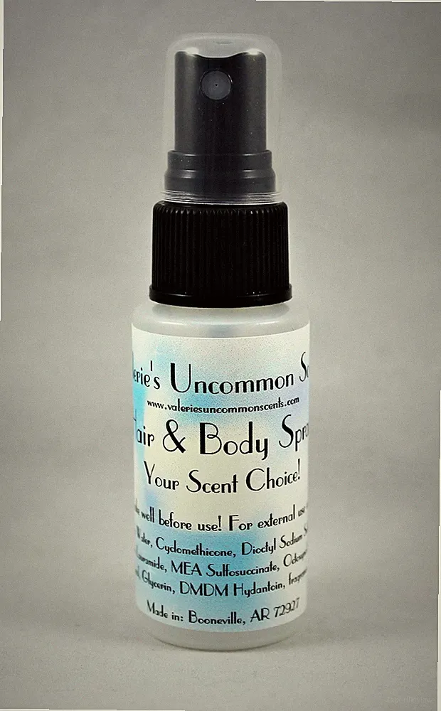 Grapefruit Twist scented HAIR & BODY PERFUME FRAGRANCE SPRAY MIST 1oz Sample
