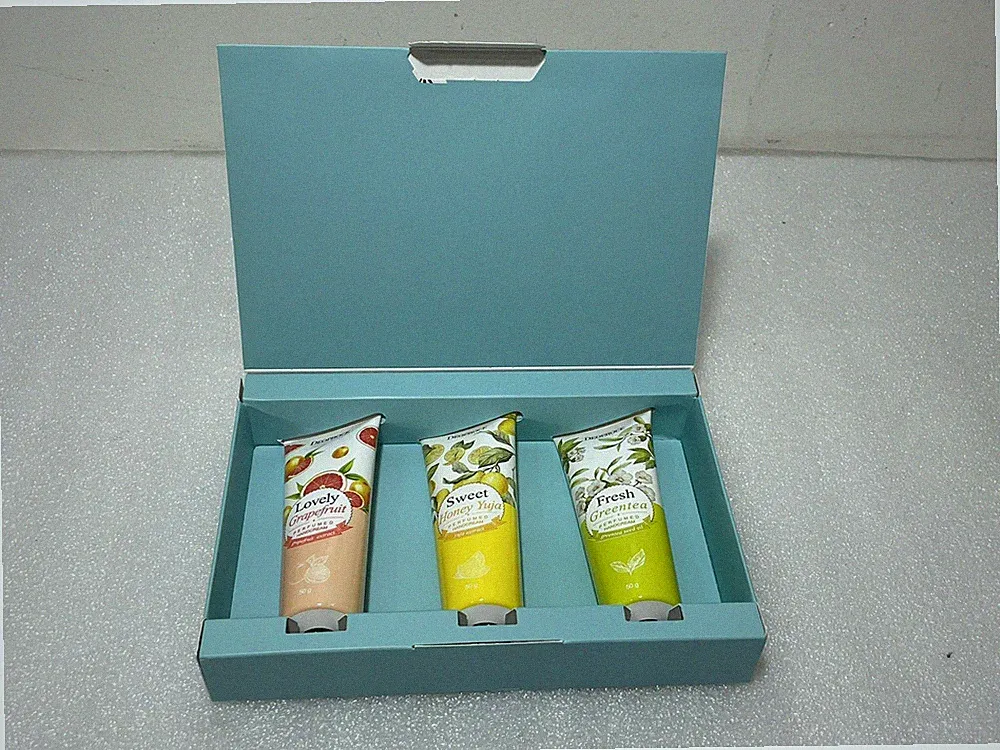 Deoproce ~ 3 Perfumed Hand Cream Gift Set ~ Grapefruit, Citron, Green Tea ~ NEW