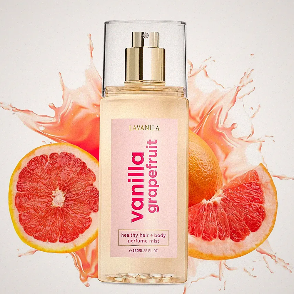 Lavanila Vanilla Grapefruit Healthy Hair + Body Perfume Mist, 5 Fl Oz - Bright &
