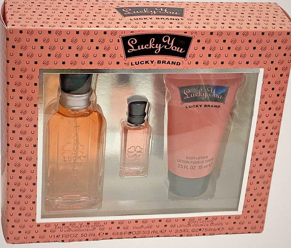 Lucky You by Lucky Brands Fragrance for Women 3 Piece Gift Set