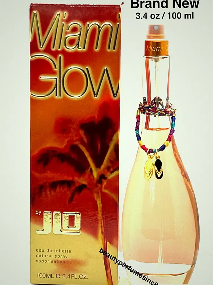 MIAMI GLOW by JLO Perfume 3.4 oz 100 ml Eau de Toilette for Women New In Box