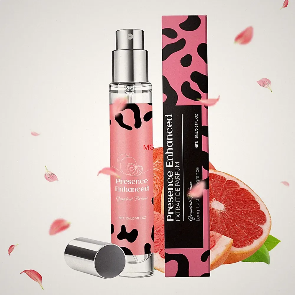 Perfume 15ml Travel-size Long Lasting Grapefruit Scent Spray`Pink Leopard Style