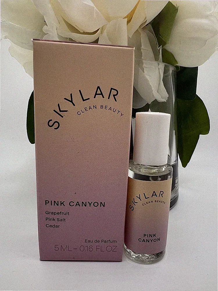 Skylar Pink Canyon Eau de Parfum 0.16 oz 5 mL Mini Bottle Perfume Rollerball NIB