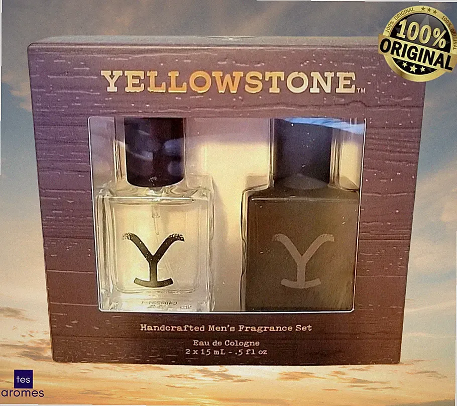 Yellowstone By Tru Fragrance Eau De Cologne 0.5oz x 2 Men's Fragrance Gift set